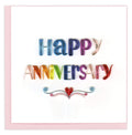 Quilling Card | Anniversary - Happy Anniversary