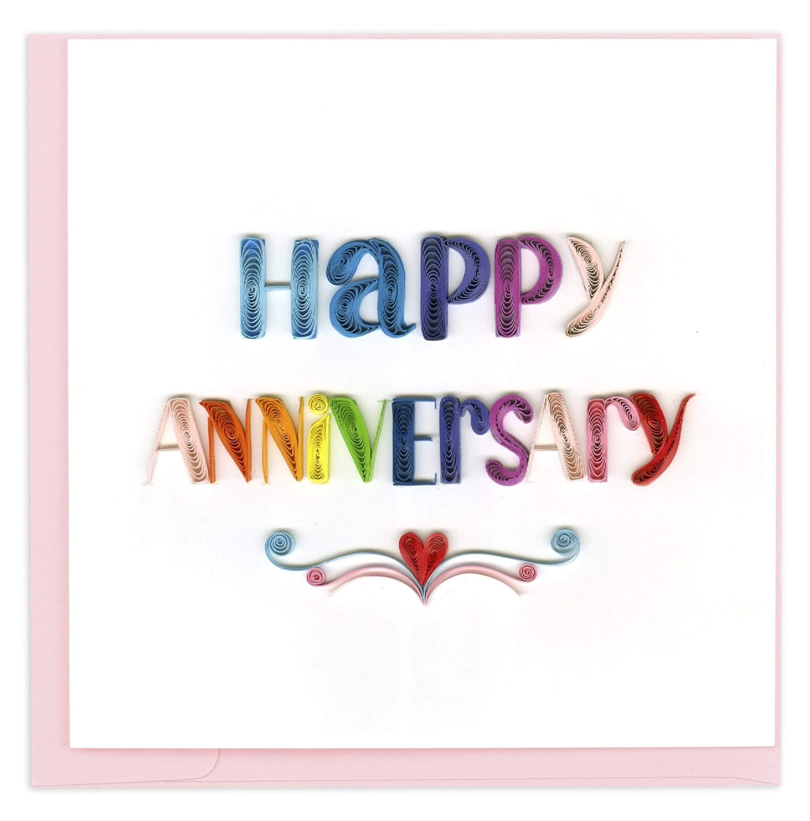 Quilling Card | Anniversary - Happy Anniversary