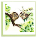 Quilling Card | Friendship - Owlets