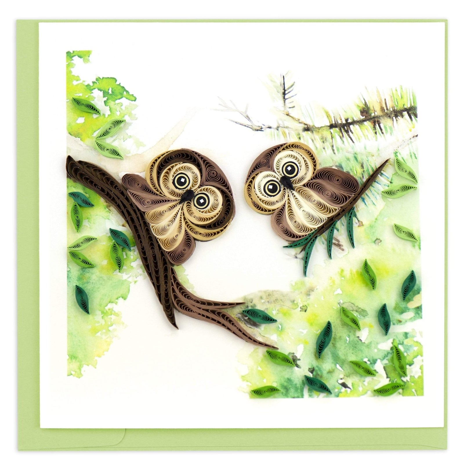 Quilling Card | Friendship - Owlets