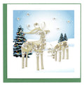 Quilling Card | Snowy Reindeer