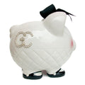 Kids Money Bank Black and White Queen B