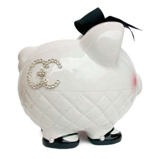 Kids Money Bank Black and White Queen B