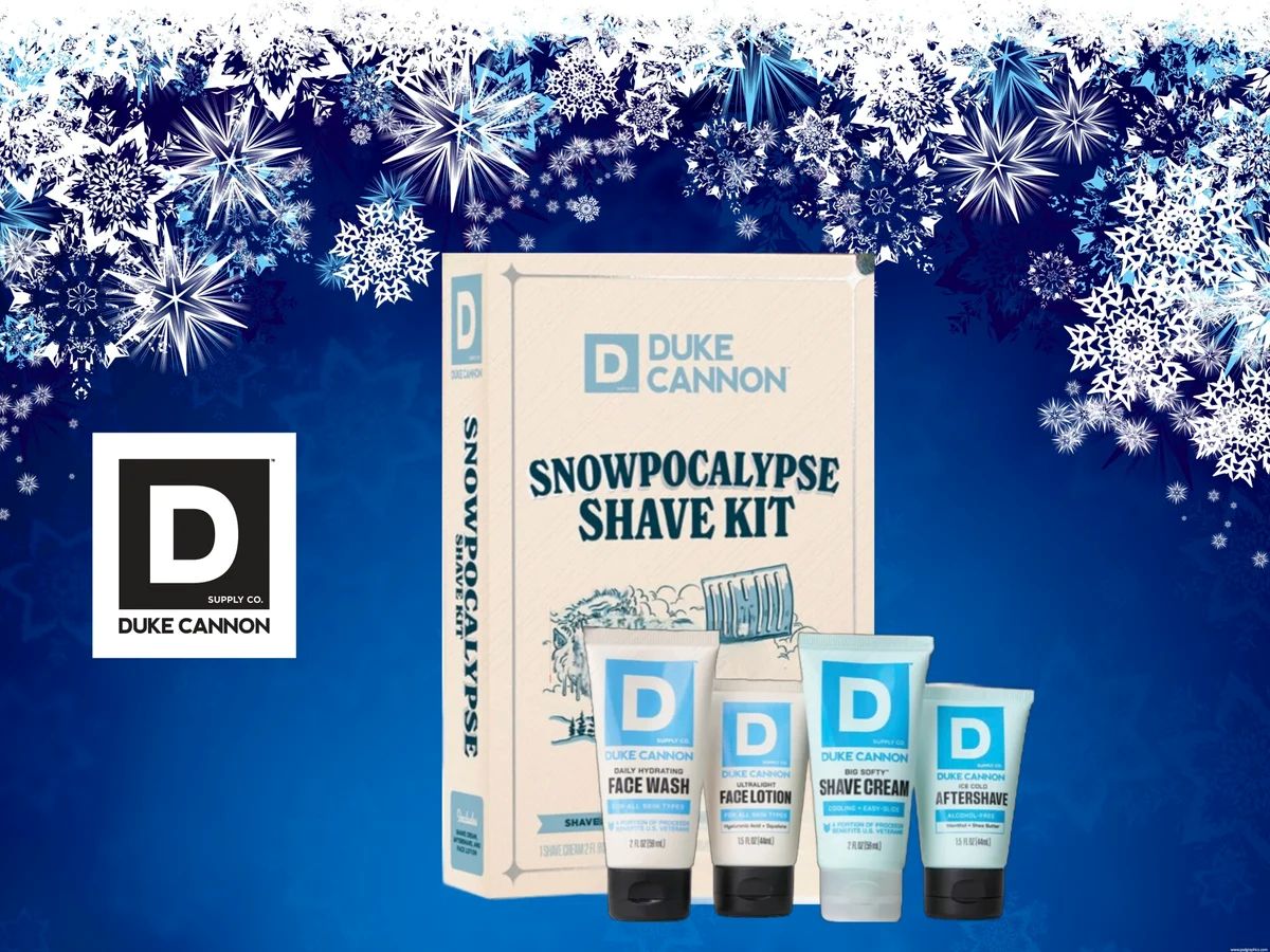 Snowpocalypse Shave Kit Book Duke Cannon