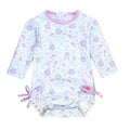 Bathing Suit Fairytale Garden Long Sleeve One Piece 3-6 Months