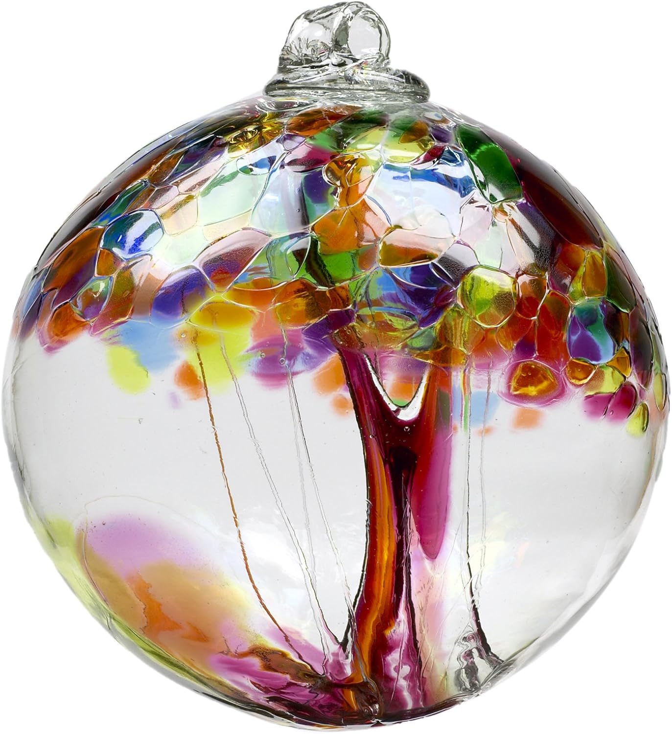 Kitras Glass Orb | Tree of Summer 4"