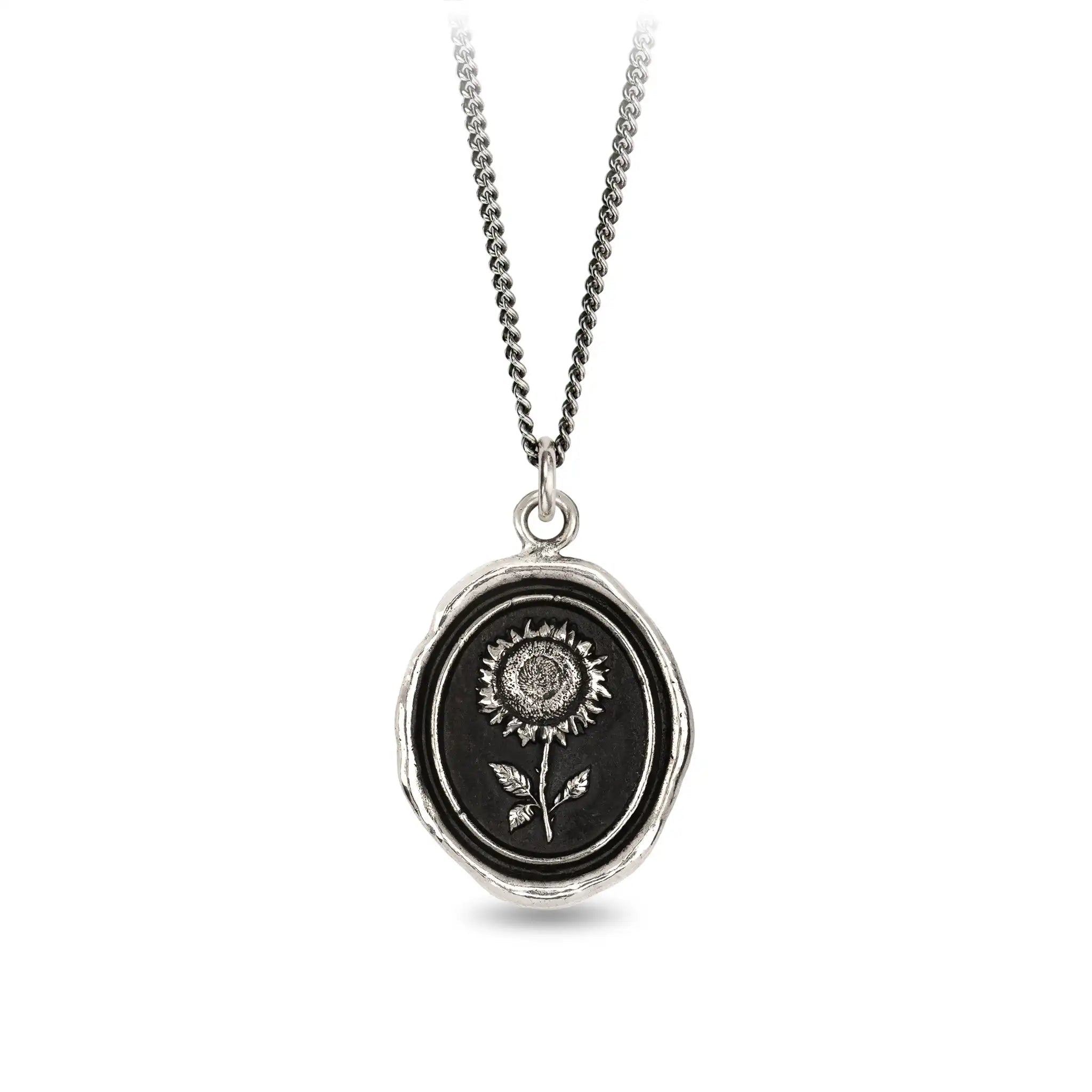 Pyrrha | Sunflower Necklace 18"