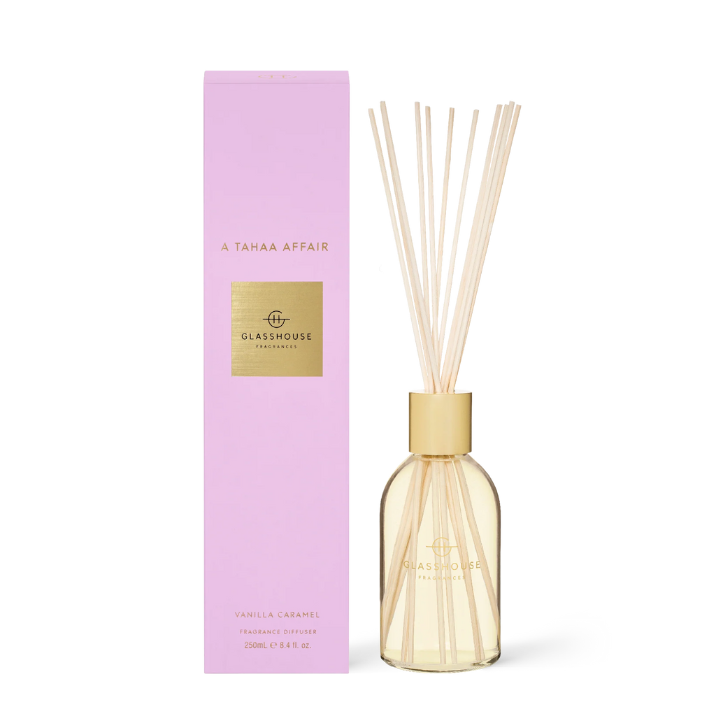 A Tahaa Affair Reed Diffuser – Glasshouse Fragrance (8.4 oz)