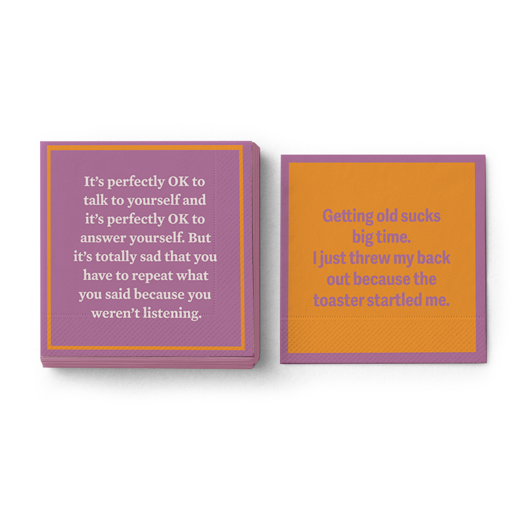 Drinks on Me | Threw Out Back Cocktail Napkins
