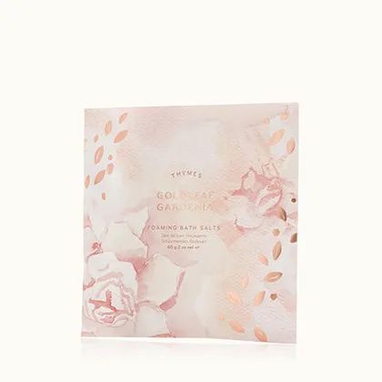 Thymes| Bath Salts Gold Leaf Gardenia