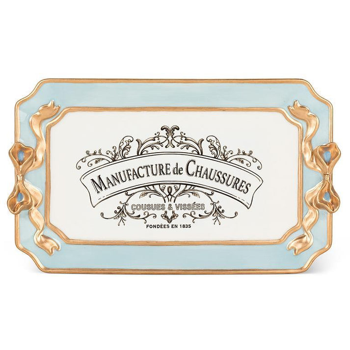 Medium Blue Rectangle Tray – 6 x 10"