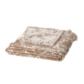 Brunelli | Coffee Floral Reversible Throw