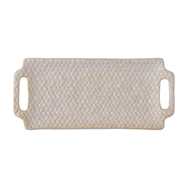 Mud Pie | Everything Basket Weave Trays - Assorted