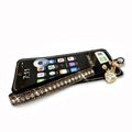 Jacqueline Kent Wrist Lanyard Gold Black