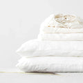 Linen Tales | White Linen Sheet Set - King