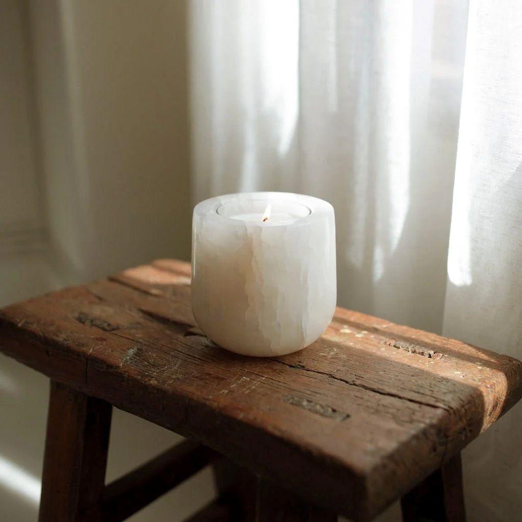 Last Candle Co| Vessel Candle White Onyx