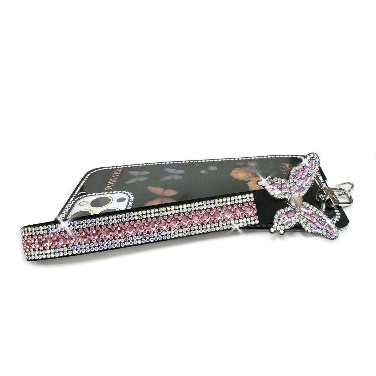 Jacqueline Kent Wrist Lanyard Wings Pink