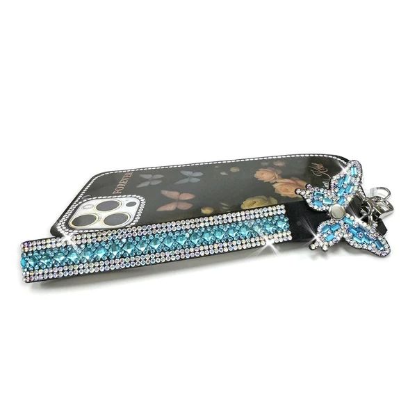Jacqueline Kent Wrist Lanyard Wings Blue