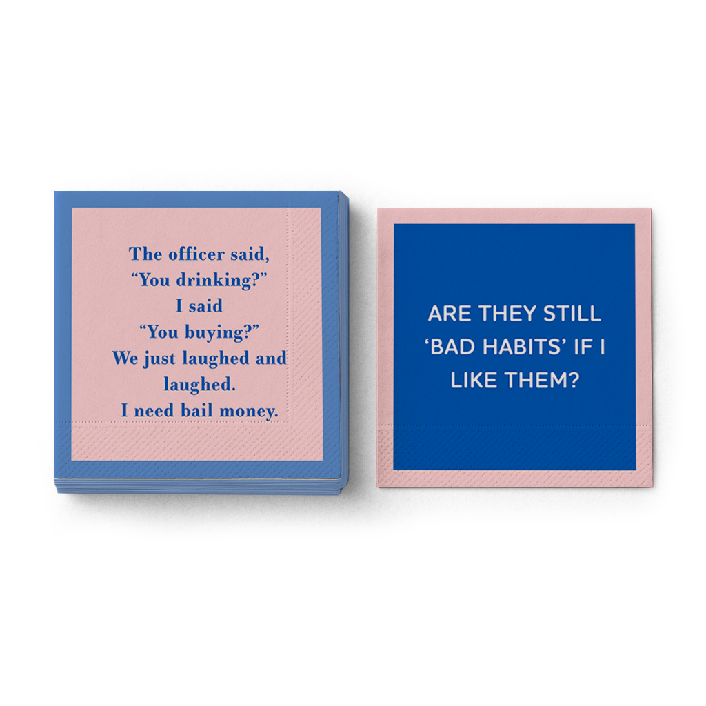 Drinks on Me | You Drinking Cocktail Napkins